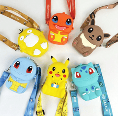 Pokemon Silicone Crossbody Coin Purse Bag MM308